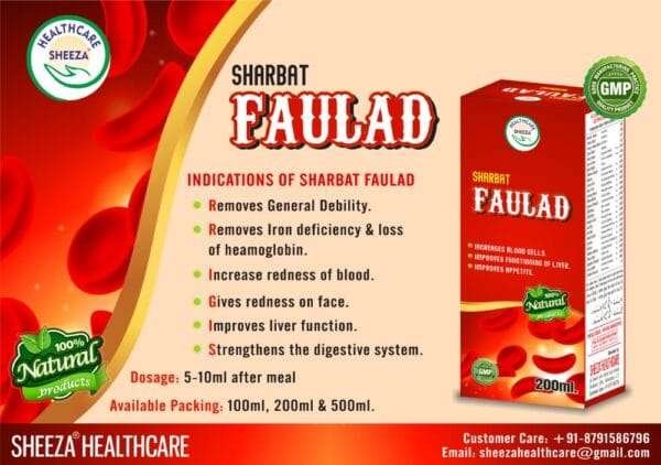 Sheeza Sharbat Faulad | 500ml | - Image 3