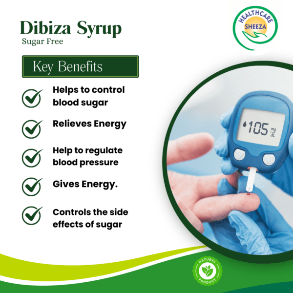 Sheeza Dibiza Syrup (Sugar Free) | 200ml, 500ml. - Image 2