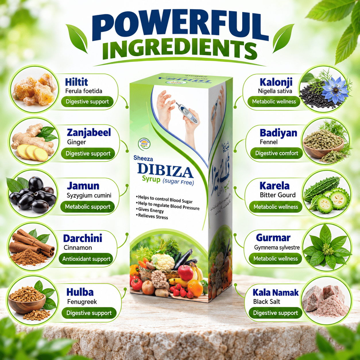 Sheeza Dibiza Syrup (Sugar Free) | 200ml, 500ml. - Image 7