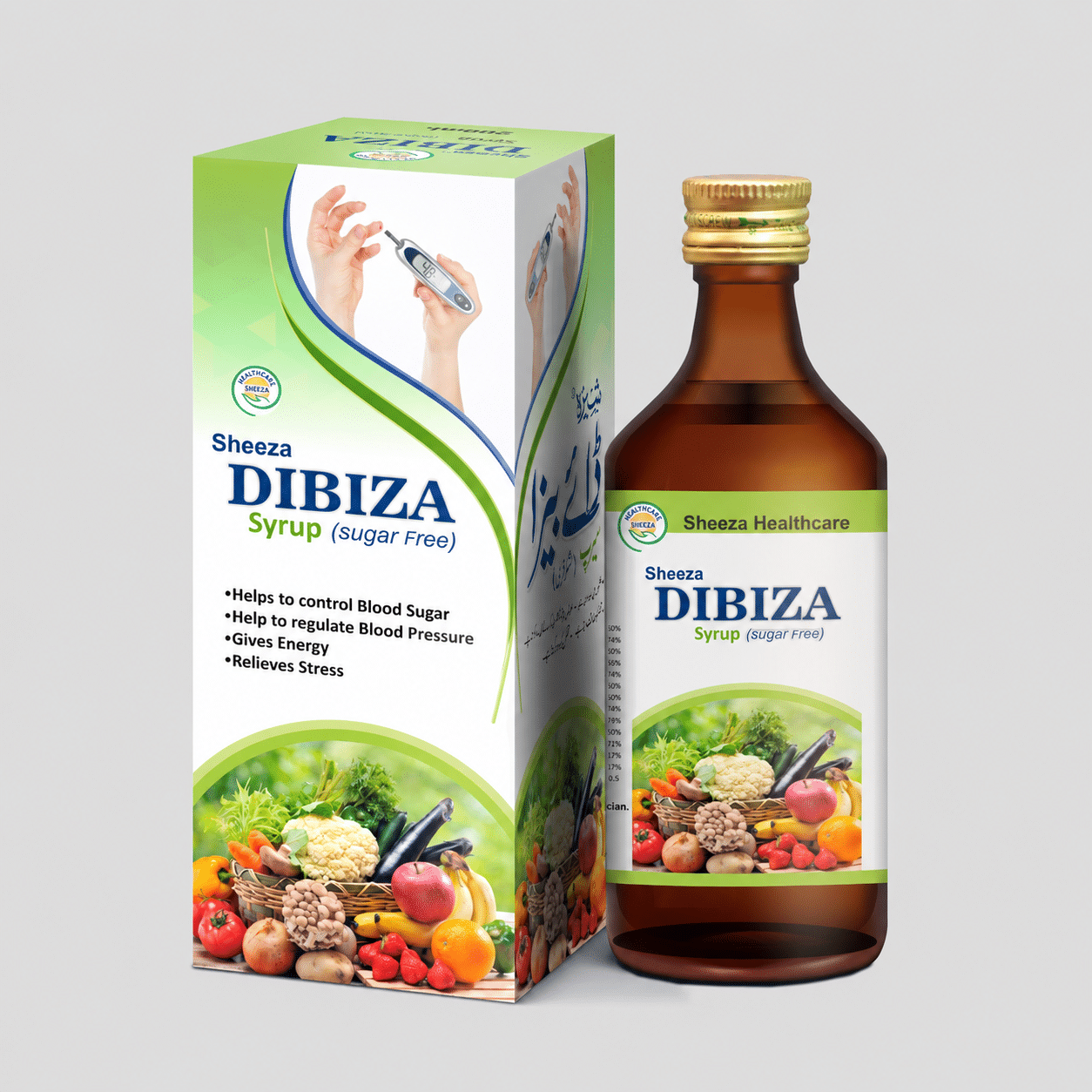 Sheeza Dibiza Syrup (Sugar Free) | 200ml, 500ml. - Image 2